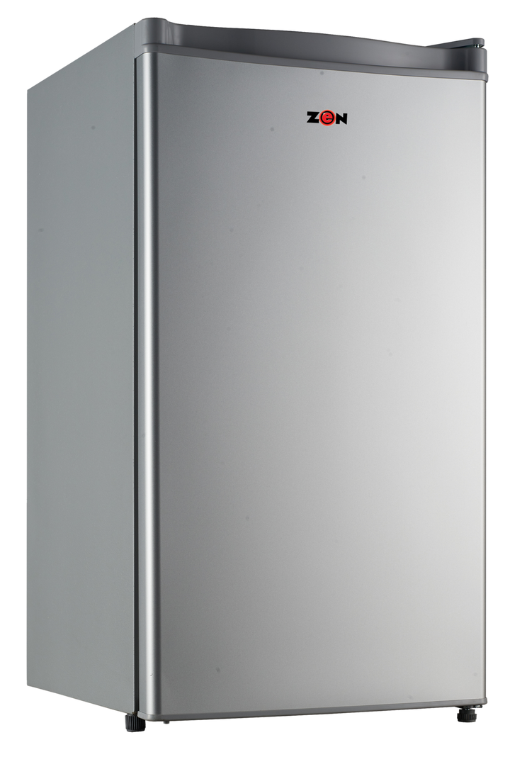 Zen 120.0L Single Door Fridge Frost Silver
