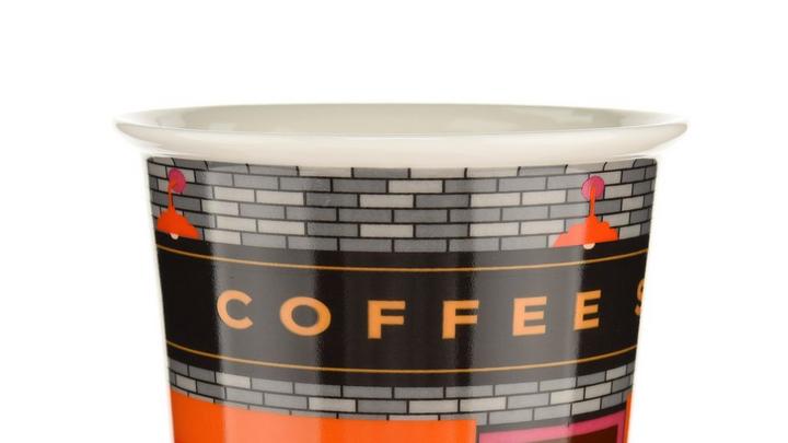 Delonghi Hand made, Double-wall Ceramic Mug, 300ml