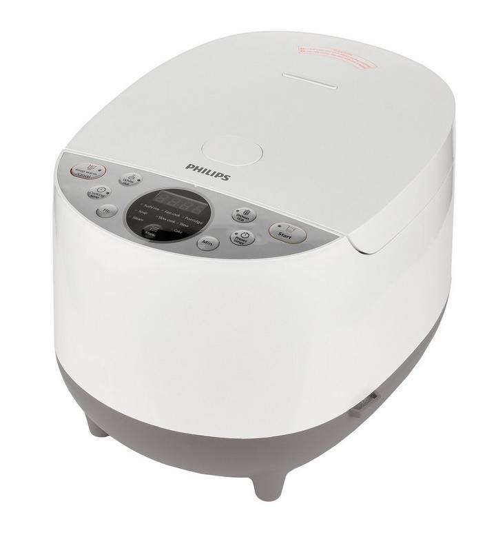 Philips Digital Rice Cooker,1.8L , 940W, White