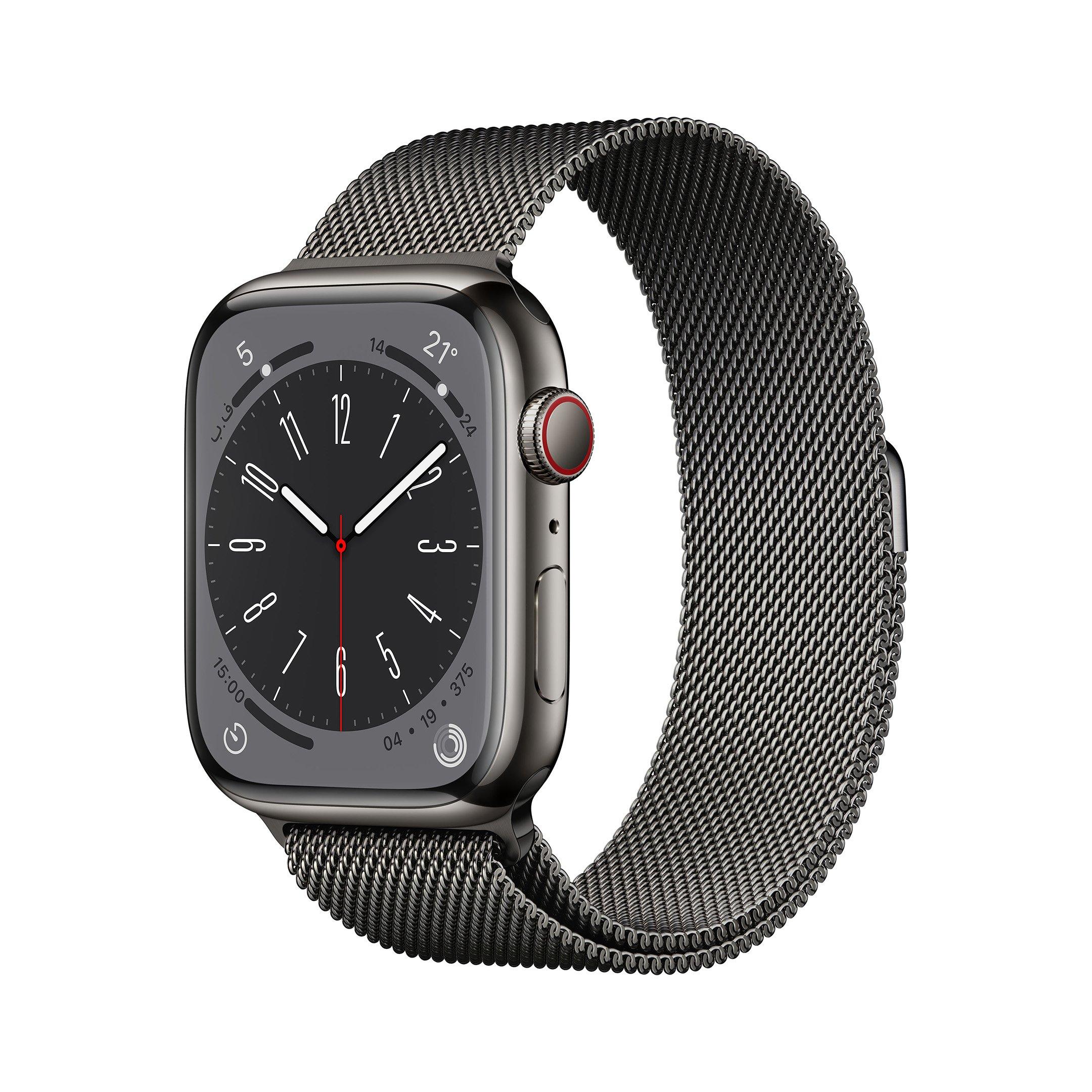 Apple Watch Series 8 GPS Cellular 41mm Graphite Case with