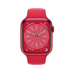 Apple Watch Series 8 GPS 45mm RED Case with RED Sport Band - eXtra