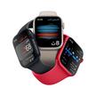 Apple Watch Series 8 GPS 45mm Silver  Case with White Sport Band