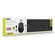 Port CONNECT Wireless PC Keyboard & Mouse Combo Kit, Black