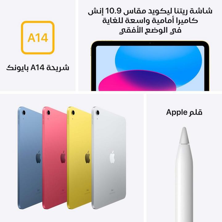 Apple iPad 10th Gen, Wi-Fi, 10.9 inch, 256GB, Pink