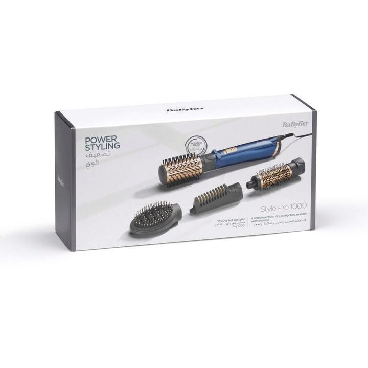 BaByliss Air Style Pro Hair Airstyler with rotating brush, 1000W
