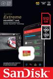 SANDISK, Memory Card, 512GB, Red and Black