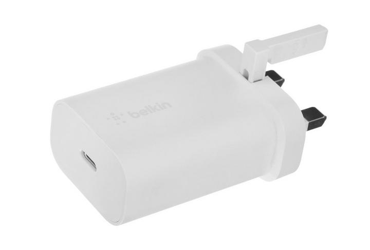 Belkin USB C PF 3.0 Wall Charger 25W With 1m USB C-C Cable, White