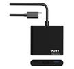 Port USB-C Mini Docking Station, HDMI+USB3+USB-C, 60 Watts, Black