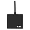 Port USB-C Mini Docking Station, HDMI+USB3+USB-C, 60 Watts, Black