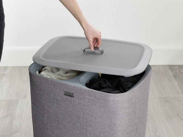 Joseph Joseph Tota 60-Litre Laundry Separation Basket - Grey