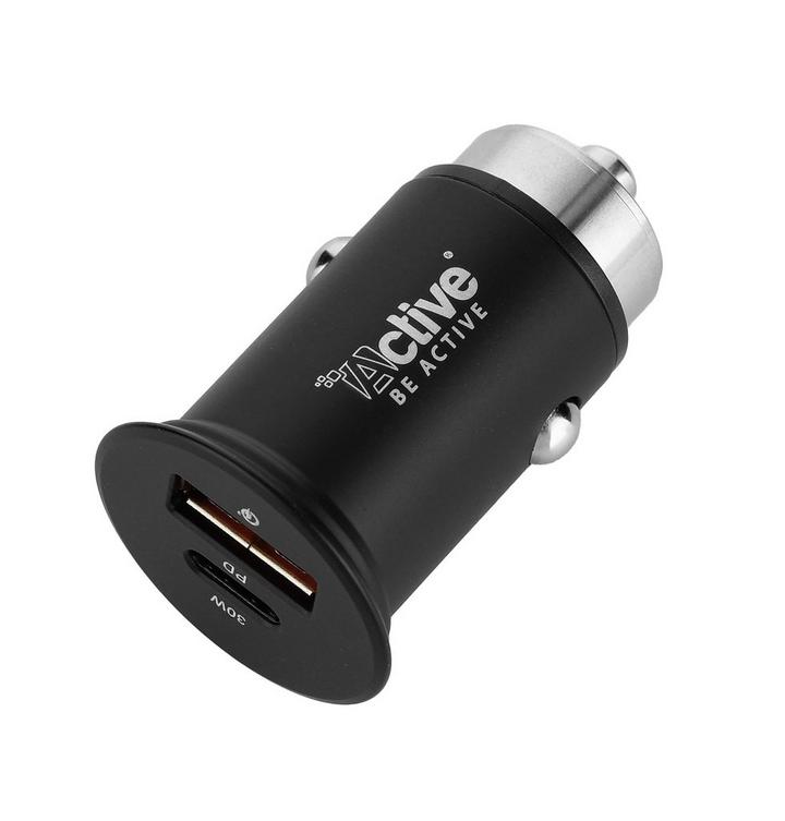 -Active Car Charger Power Delivery 30W, Black