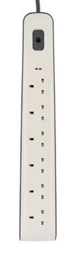 Belkin, 6 Way Surge Protection Power Strip, 2M Long Cord
