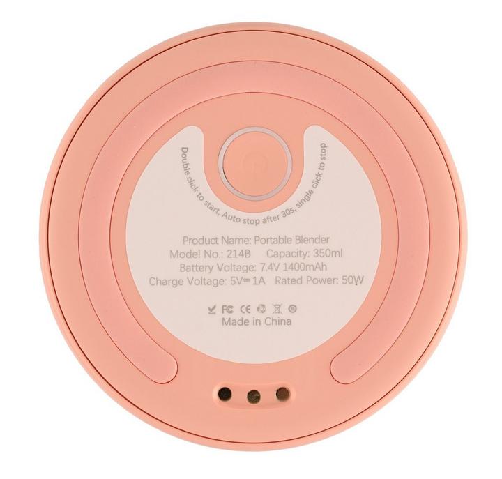 Kampit Portable Blender 350ml, Pink