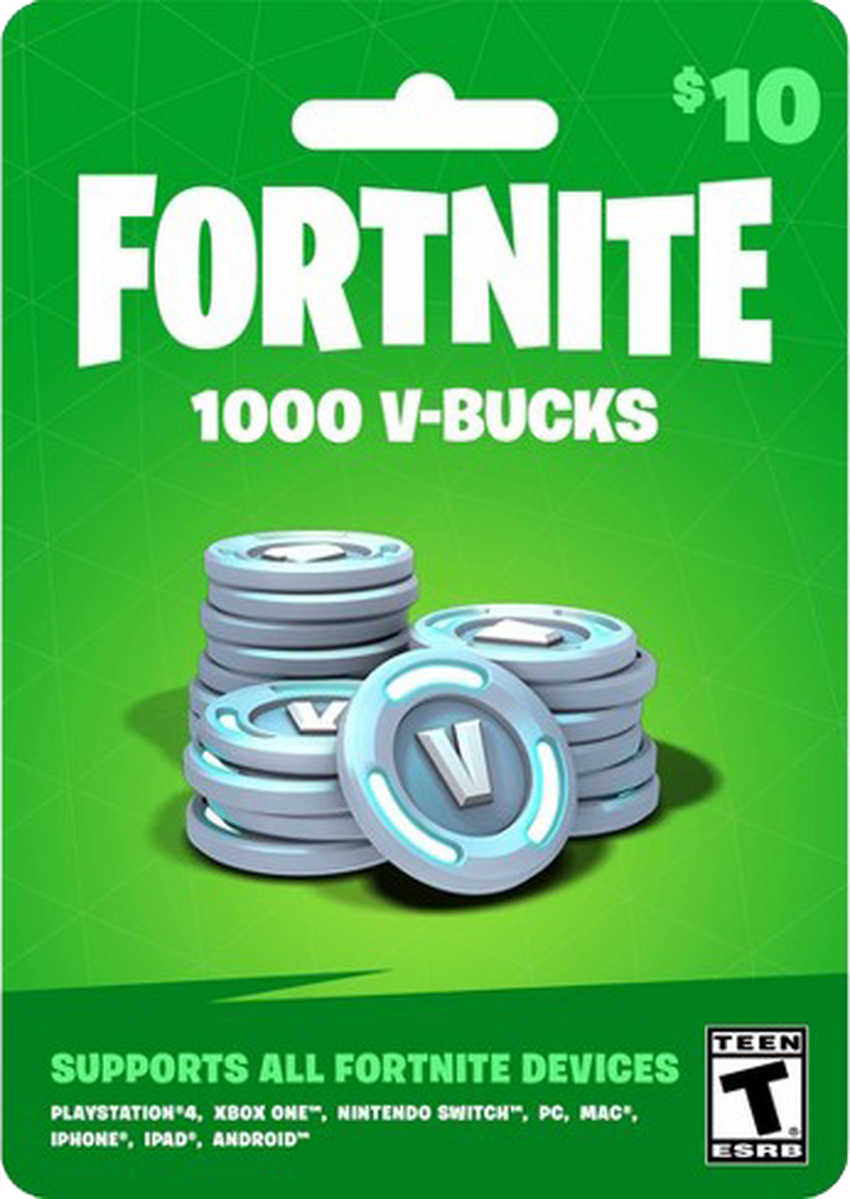 Switch fortnite best sale gift card