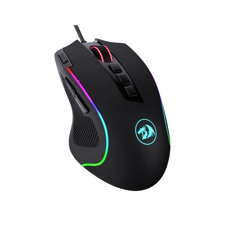 REDRAGON Predator RGB Gaming Mouse, Wired, Black