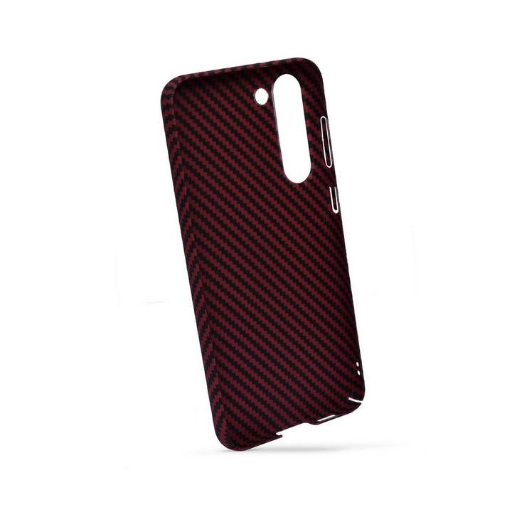 Hyphen, GALAXY S23 PLUS Carbon Fiber Back Cover Case, Red