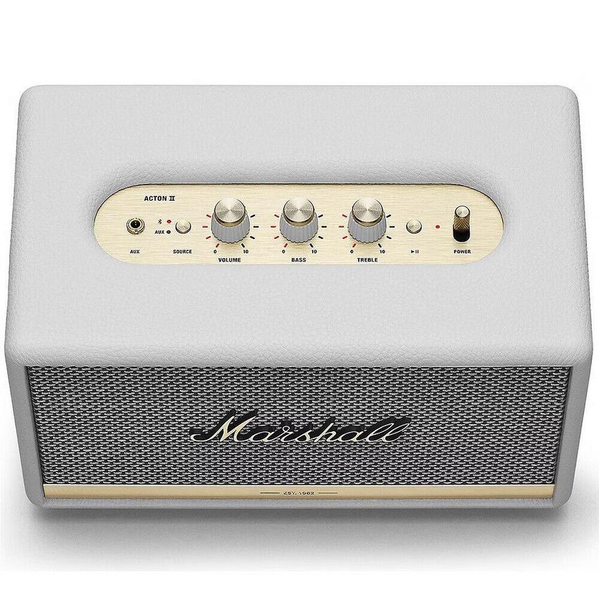 Marshall ACTON II Bluetooth Mini-Speaker 60W, White - eXtra