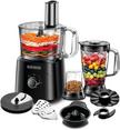 Black+Decker 5 In 1 2L 750W Food Processor Black