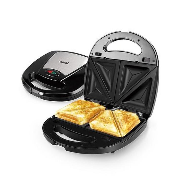 Saachi 750 Watts 7 In 1 Snacks Maker Black&Silver