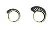 LG TONE Free Fit TF8 True Wireless Bluetooth Earbuds, Black