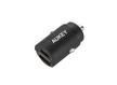 AUKEY Power Delivery Nano Car Charger 30W, 2 Port, Black