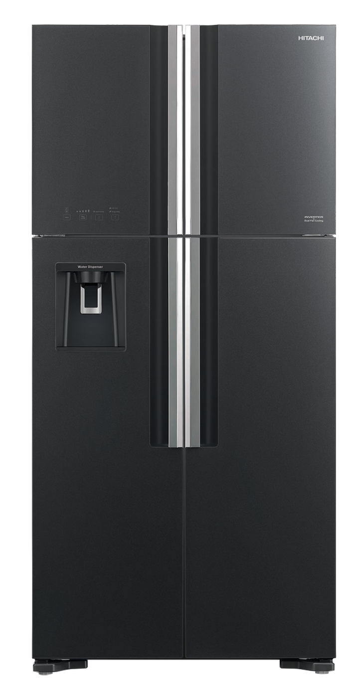 Hitachi SBS 4Door French Refrigerator 14Cu.ft, Freezer 5.1Cu.ft 