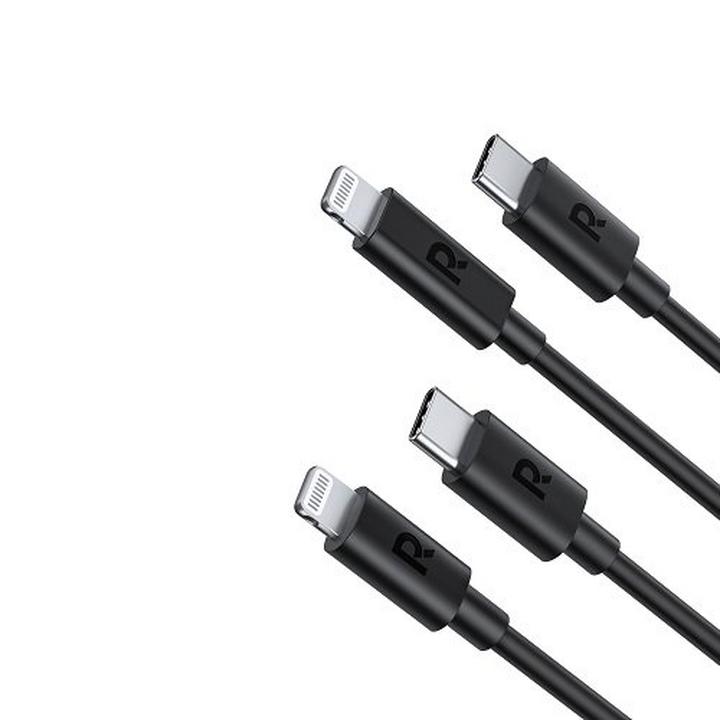 RavPower 2in1 Charging Cable, Black
