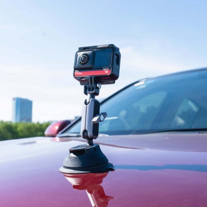 انستا 360 مثبت كاميرا للسياره، اسود