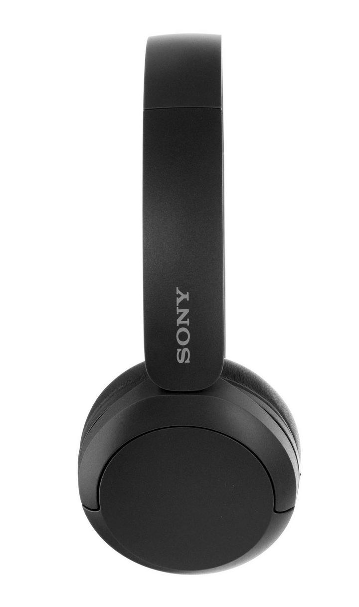 Sony WH-CH520 Compact Wireless Bluetooth On-Ear Headphones (Black) with  Stand 