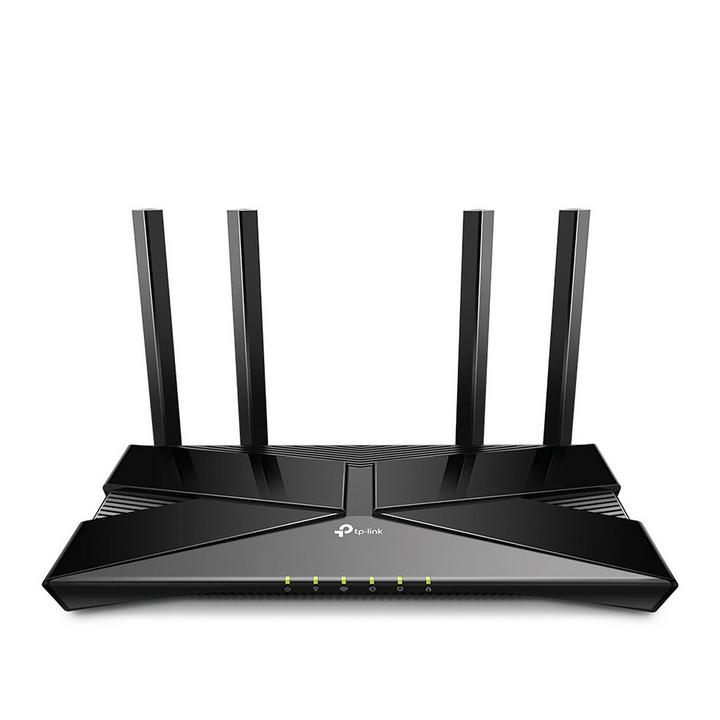 TP-LINK Home Router, Dual band, Wi-Fi 6, Speed up to 2.4 Gbps, Black