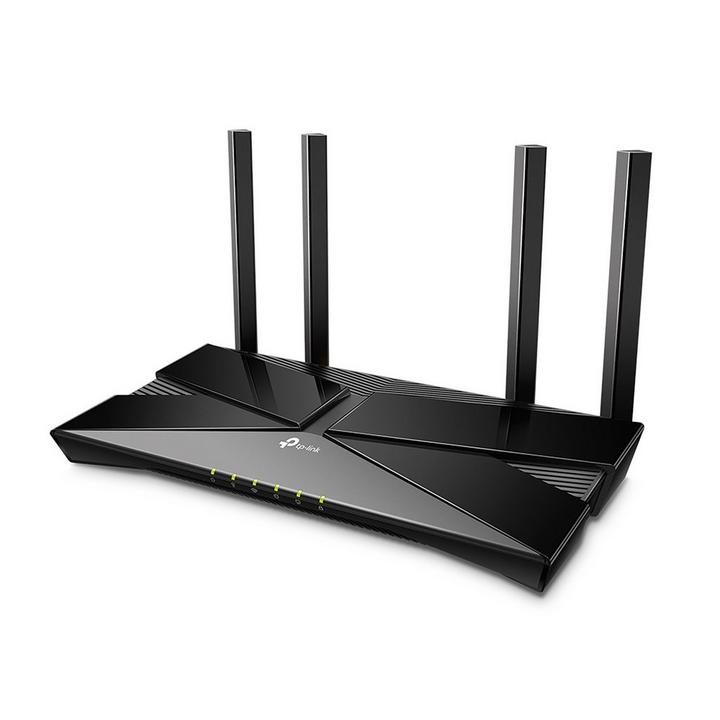 TP-LINK Home Router, Dual band, Wi-Fi 6, Speed up to 2.4 Gbps, Black