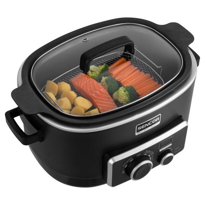 Sencor 5.5L Slow Cooker 1200W, Black