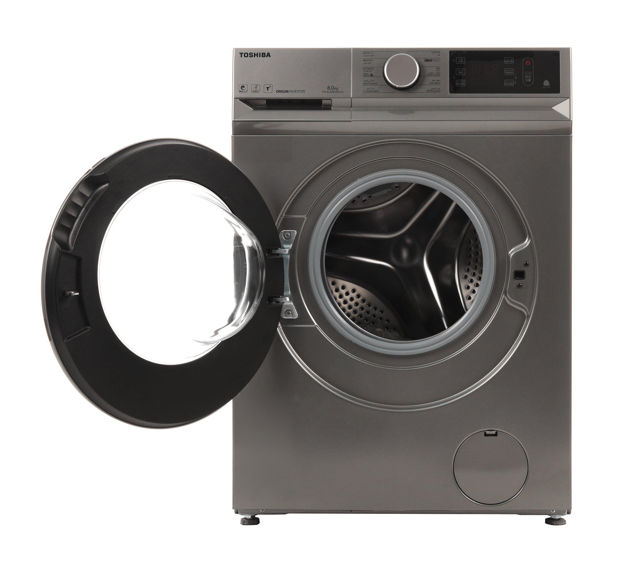 Toshiba , Front Load Washing Machine, 8kg ,  Color Silver 4