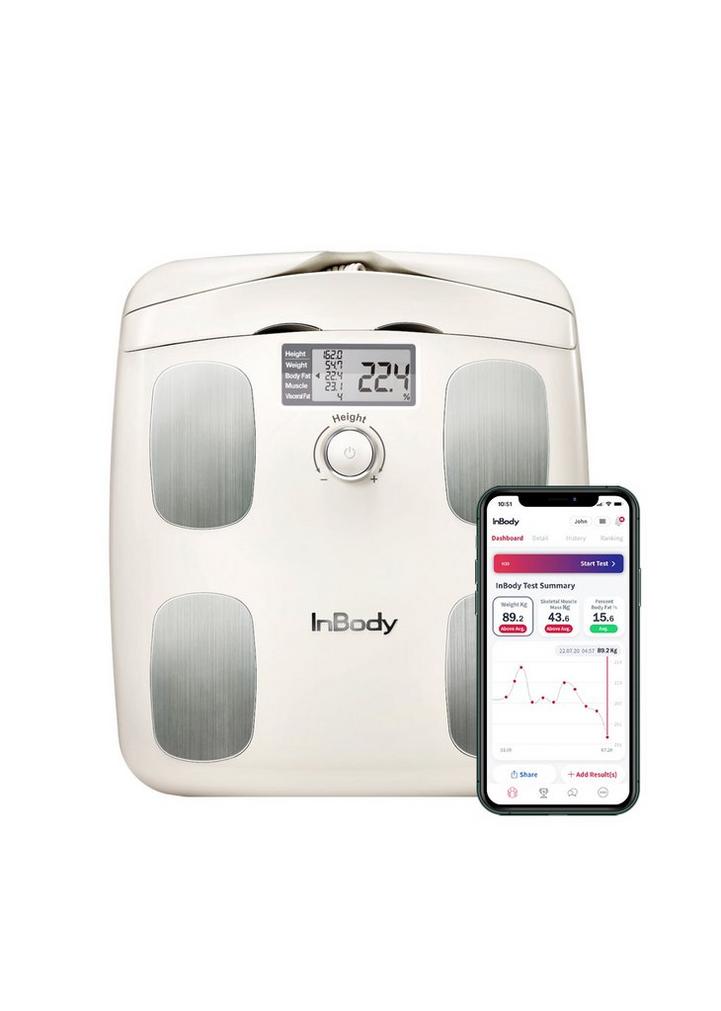 InBody , Smart Full Body Composition Analyzer Scale, White - eXtra