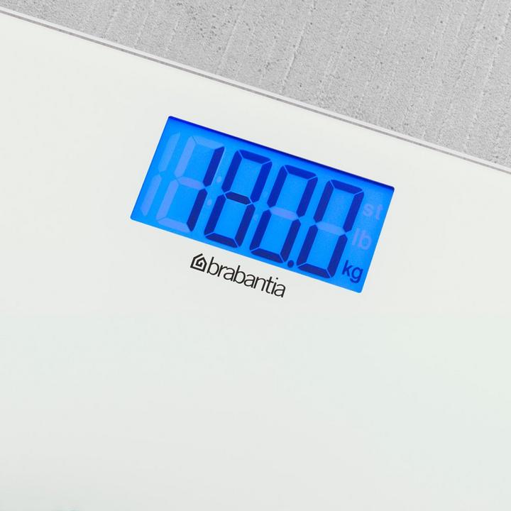 Brabantia , Digital Bathroom Scale, Battery Powered , White