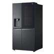 LG Side By Side Refrigerator 18.2Cu.ft, Freezer 7.3Cu.ft, InstaView,Linear Inverter, Matte Black