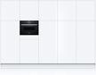 Bosch, Series 8, Built-in compact oven with microwave function, 60 x 45 cm,Black