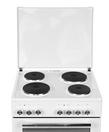 Simfer, Electric 60x60, 4 Hot Plates,  Electric Oven,White