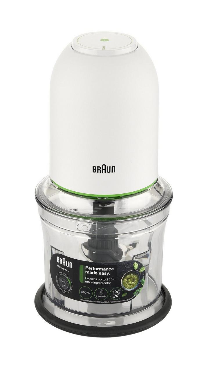 Braun MultiPractic 3, Chopper 2in1 (Chopper & Ice Crusher), QuadeBlade technology, 350W