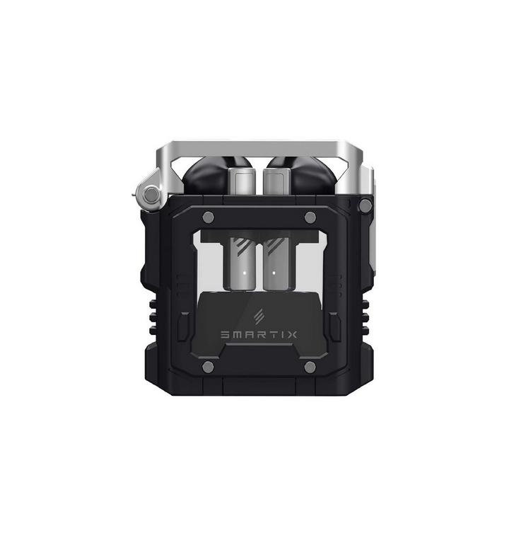 Smartix , GT-BUDS Premium Wireless Gaming Earbuds ,Black/Silver