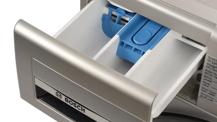 Bosch Front Load Washing Machine, Series 8, 9kg,Silver