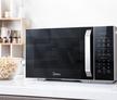Midea 29L Digital 900W Microwave Integrated Grill Oven Silver/Black