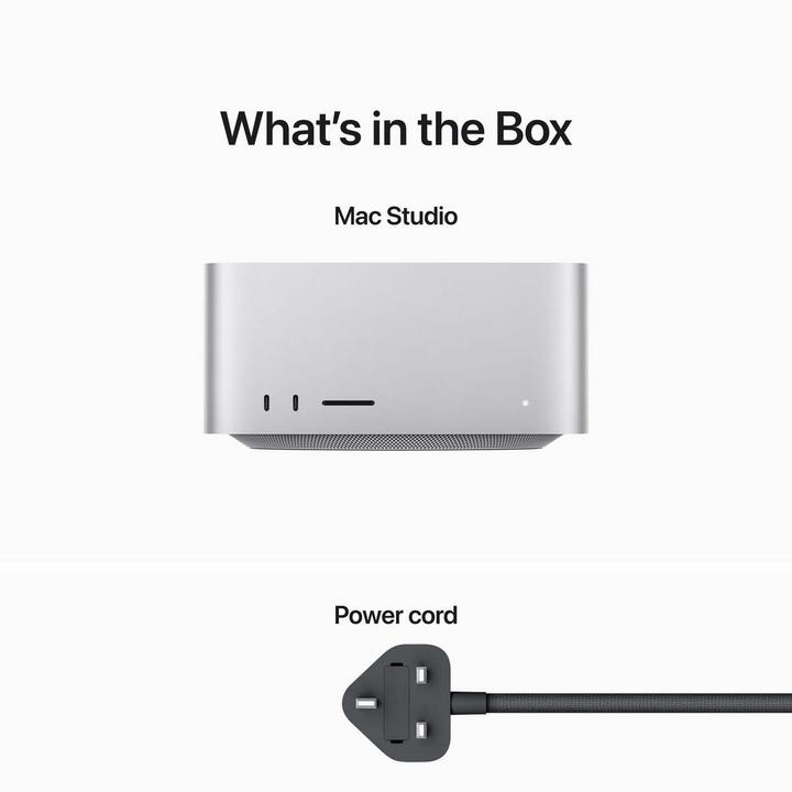 APPLE Mac Studio, Apple M2 Max, 32GB, 512GB SSD, Silver