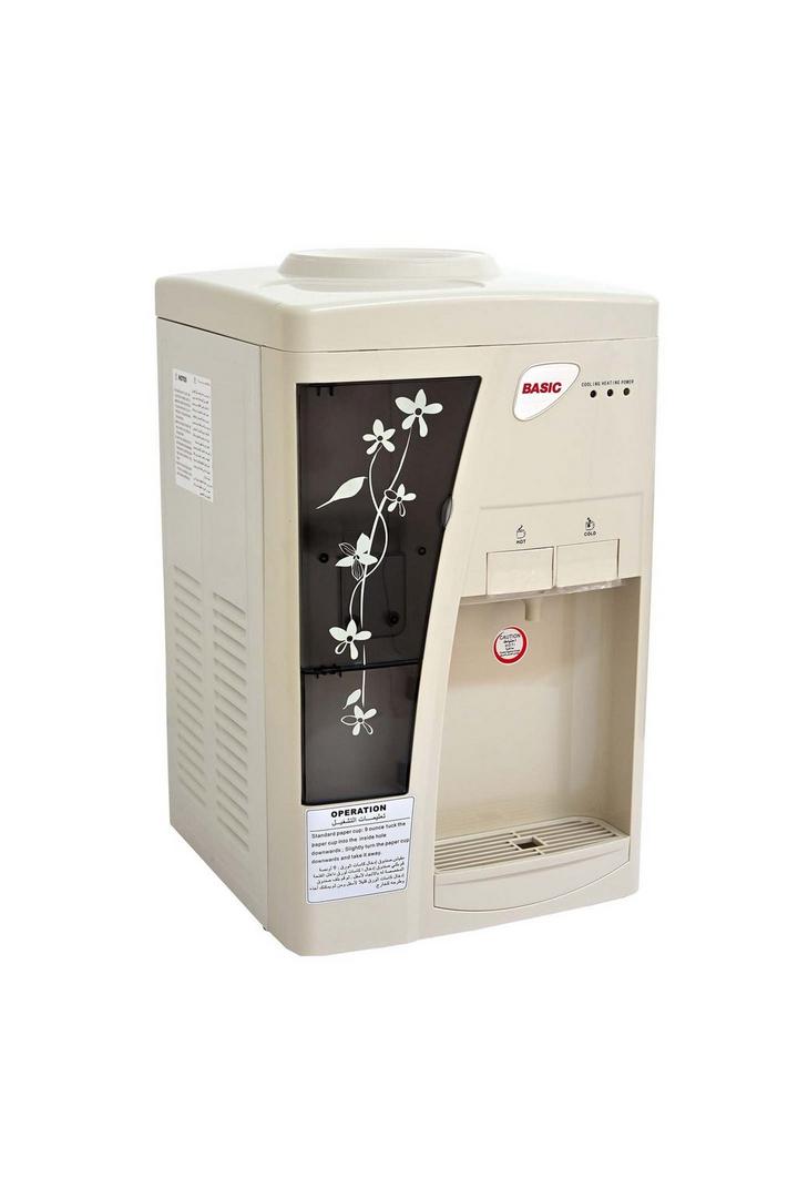 Basic, Top Loading Water Dispenser, Hot & Cold, White