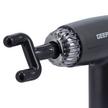 Geepas 5-in-1 Rechargeable Digital Massager Massage Gun, Black