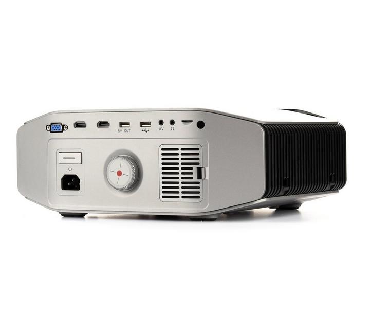 DATAZONE Smart Regular Projector, Up to 200 inch, 3800 Lumens, Gray