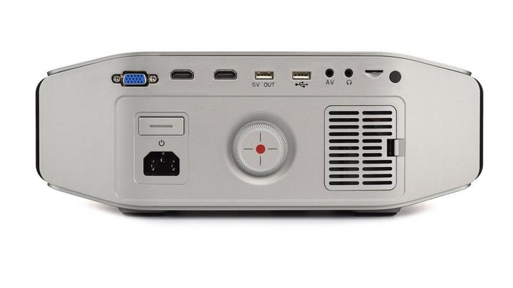 DATAZONE Smart Regular Projector, Up to 200 inch, 3800 Lumens, Gray