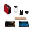 Nespresso Essenza Coffee Machine, 19 Bar, 0.6L + Aerocino Bundle, Red