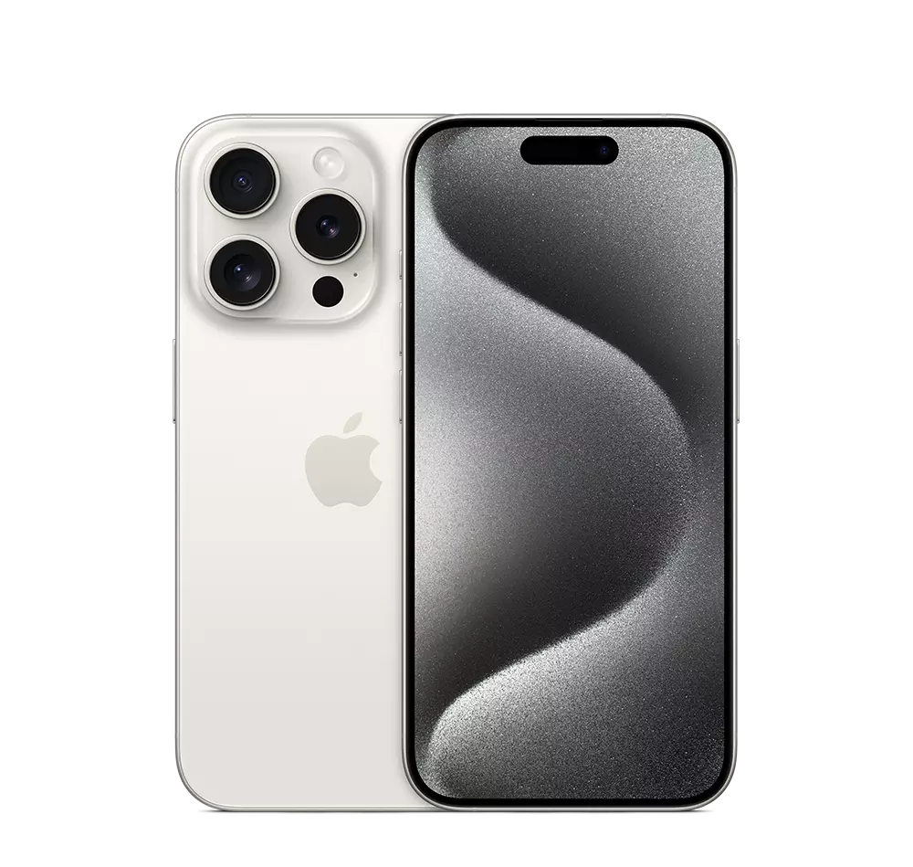 Apple iPhone 15 Pro, 5G, 6.1 inch, 256GB, White Titanium