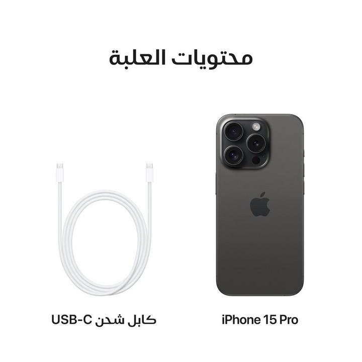 Apple iPhone 15 Pro, 5G, 6.1 inch, 256GB, Black Titanium